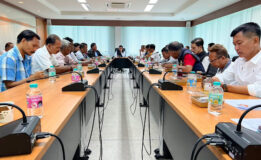 อำเภอขนอมประชุมหารือแนวทางการเสนอโครงการชุมชน ประจำปีงบประมาณ พ.ศ. ๒๕๖๙