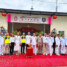 นายอำเภอขนอมร่วมพิธีเปิดแพรคลุมป้ายและตัดริบบิ้นอาคารสำนักงานมูลนิธิสว่างขนอมธรรมสถาน