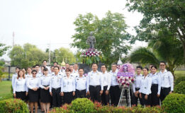 ผู้บริหารและพนักงานท่าอากาศยานหาดใหญ่ เข้าร่วมพิธีวางพวงมาลา เนื่องในวันคล้ายวันทิวงคต จอมพลสมเด็จพระเจ้าบรมวงศ์เธอ เจ้าฟ้าจักรพงษ์ภูวนารถ กรมหลวงพิศณุโลกประชานารถ (13 มิ.ย. 68)