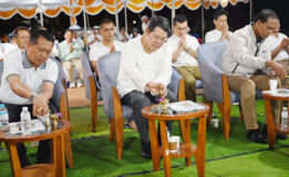 บริษัท ผลิตไฟฟ้าขนอม จำกัด ร่วมสวดมนต์ ทำวัตรเย็น เนื่องในวันครบรอบ 10 ปี พระพุทธสิริสัตตราช(หลวงพ่อเจ็ดกษัตริย์)