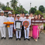 โรงไฟฟ้าขนอม ร่วมถวายมุทิตาสักการะเจ้าอาวาสวัดเจดีย์หลวง เนื่องในโอกาสเลื่อนสมณศักดิ์