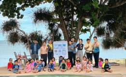 โรงไฟฟ้าขนอม ร่วมส่งเสริมทักษะภาษาอังกฤษและป้องกันอุบัติเหตุทางน้ำให้เยาวชน