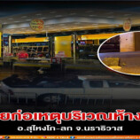 แจงความคืบหน้าเหตุคนร้ายก่อเหตุปล้นร้านทองกลางห้างสรรพสินค้าในพื้นที่ อ.สุไหงโก-ลก จ.นราธิวาส