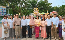 บริษัท ผลิตไฟฟ้าขนอม จำกัด ร่วมกิจกรรมทอดกฐินสามัคคี ณ วัดจันทน์ธาตุทาราม