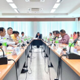 อำเภอขนอมประชุมคณะกรรมการพัฒนาชุมชนในพื้นที่รอบโรงไฟฟ้า (คพรฟ.)