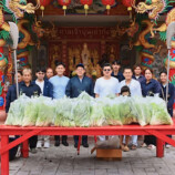 โรงไฟฟ้าขนอม ร่วมสืบสานประเพณีถือศีลกินเจ มอบผักอินทรีย์กว่า 100 กก. สนับสนุนศาลเจ้าบุ่นเถ่าก๋ง