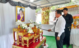 อำเภอขนอมร่วมพิธีสมโภชน์เงินขวัญถุงพระราชทานกองทุนแม่ของแผ่นดิน