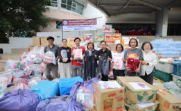โรงเรียน นานาชาติ The American School of Bangkok ร่วมกับ และคุณ เขมนิจ จามิกรณ์ (แพนเค้ก) วัดป่าภูริทัตตปฎิปทาราม จ. ปทุมธานี บริษัทอุตสาหกรรมมิตรมงคล จำกัดได้ร่วมกันบริจาคสิ่งของ เพื่อช่วยเหลือบุคลากรของมหาวิทยาลัยหาดใหญ่ที่ได้รับผลกระทบ