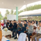 โรงไฟฟ้าขนอม ร่วมทำบุญเปิดหอประชุมหมู่บ้านเขาดิน มุ่งสร้างความยั่งยืนผ่านโครงการไตรภาคี