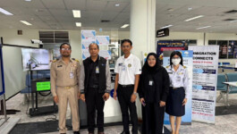 ท่าอากาศยานหาดใหญ่ ร่วมกับด่านควบคุมโรคติดต่อระหว่างประเทศ เฝ้าระวังการแพร่ระบาดของโรคติดเชื้อไวรัสนิปาห์ (Nipah Virus Disease)