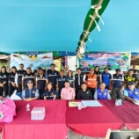 นายอำเภอขนอมรับมอบสิ่งของตรวจเยี่ยม/เวชภัณฑ์ยาสามัญประจำบ้านและให้การต้อนรับนายแพทย์สาธารณสุขจังหวัด