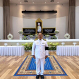 ท่าอากาศยานหาดใหญ่เข้าร่วมพิธีถวายน้ำสรงพระศพเบื้องหน้าพระรูปสมเด็จพระเจ้าลูกเธอ เจ้าฟ้าพัชรกิติยาภา นเรนทิราเทพยวดี กรมหลวงราชสาริณีสิริพัชร มหาวัชรราชธิดา