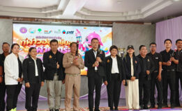 นายอำเภอขนอมเปิดการแข่งขันกีฬาวอลเลย์บอลนักเรียน นักศึกษา และประชาชน อำเภอขนอม ประจำปี ๒๕๖๙
