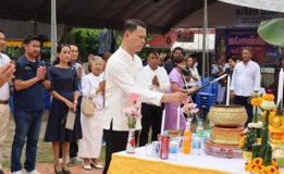 นายกเทศมนตรีตำบลขนอมเข้าร่วมกิจกรรมงานสมโภชน์ศาลหลักเมืองขนอม ปี 2569