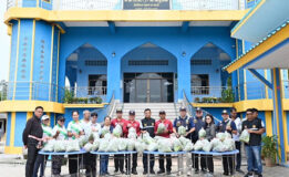 โรงไฟฟ้าขนอม จับมือผู้นำชุมชน ส่งมอบผักอินทรีย์ปลอดภัยแก่ชาวบ้าน ณ มัสยิดดารุซซาอาดะฮ์