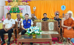 นายอำเภอขนอมร่วมพิธีเปิดการฝึกอบรมลูกเสือชาวบ้านในพื้นที่ตำบลควนทอง
