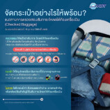 เช็กก่อนโหลด! ผู้โดยสารจัดกระเป๋าอย่างไรให้พร้อม?