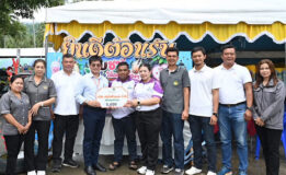 โรงไฟฟ้าขนอม สนับสนุนการศึกษาโรงเรียนบ้านในเพลา ร่วมสมทบทุนจัดเลี้ยงน้ำชาเพื่อการกุศล